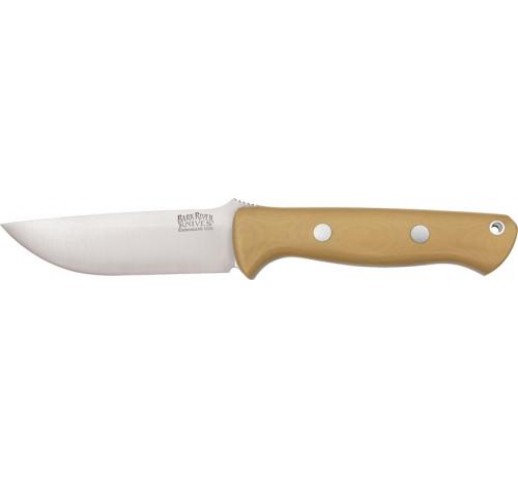 BARK RIVER Bravo 1 knife A2 blade & beige micarta handle