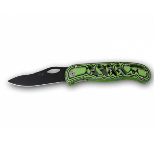 KNIVES OF ALASKA 700-S racer green G10 D2 blade