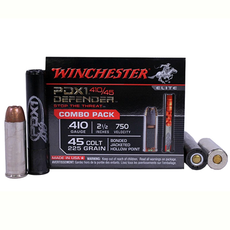 WINCHESTER AMMO 410g(3DD/12BB)/45LC PDX1 Combo/20.