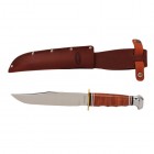 Bowie Stacked Leather Handle