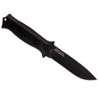 GERBER BLADES StrongArm Fixed Blade Knife, Black, Serr.