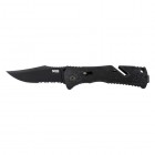 SOG KNIVES Trident - Partially Serrated - Black TiNi
